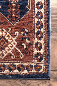 Nuloom Vintage Ruby Tokens Nvi3372A Rust Area Rug