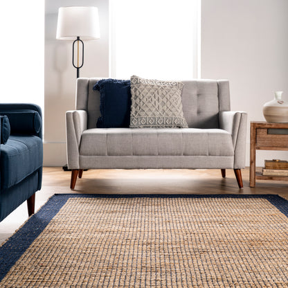 Nuloom Maisy And Border Nma2061B Navy Area Rug