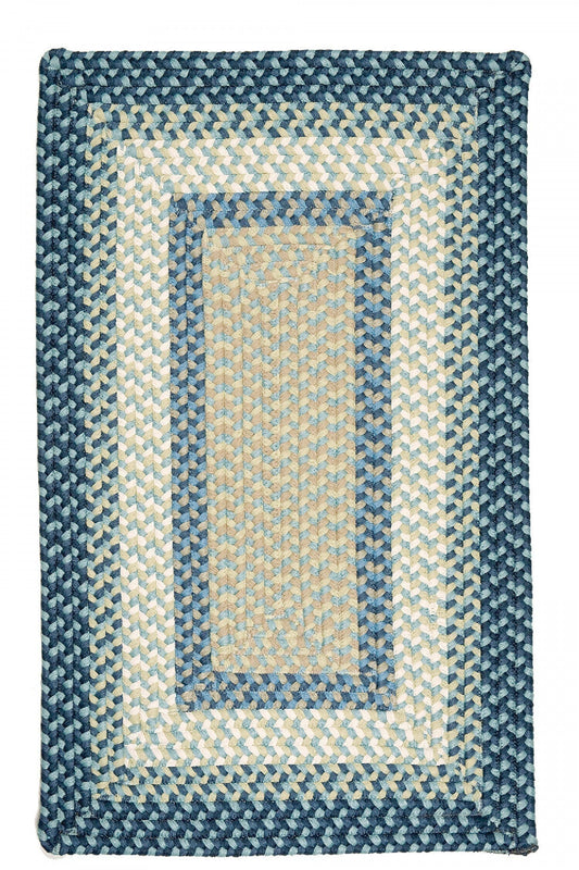 Colonial Mills Montego mg59 Blue Burst / Blues / Celery / White Area Rug