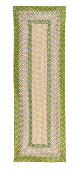 Colonial Mills Montego mg69 Lime Twist / Celery / Blue / Yellow Area Rug