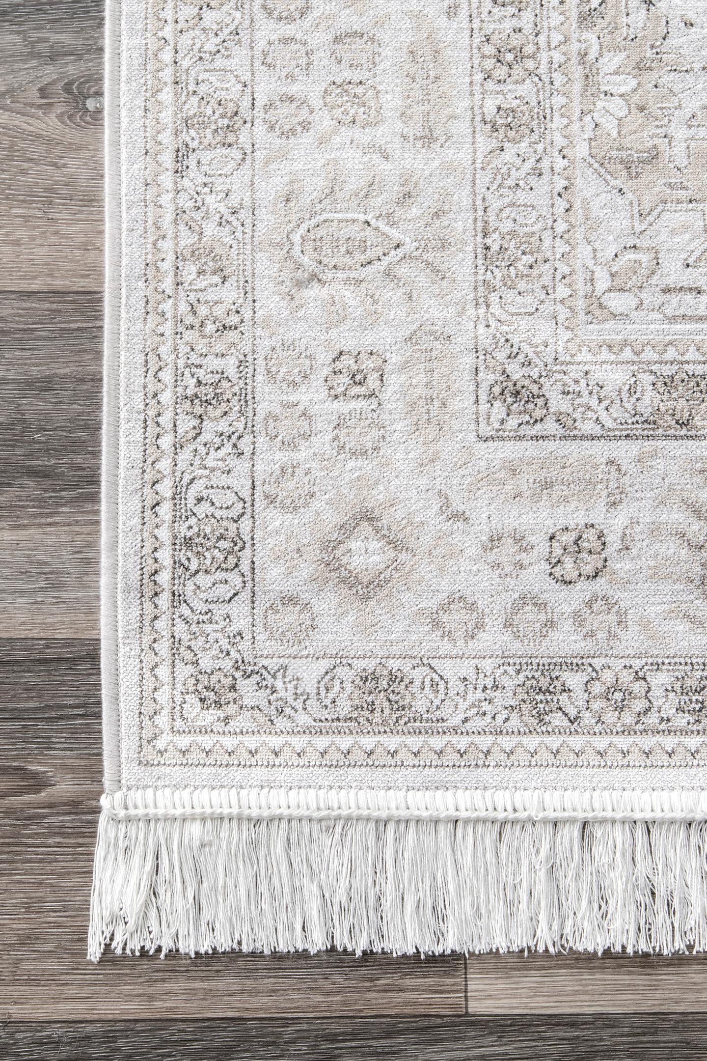 Nuloom Vintage Amerie Nvi1634B Silver Area Rug