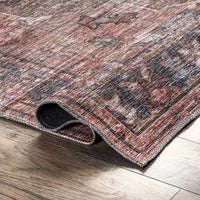 AreaRugs.com Wavaj Nwa1232A Rust Area Rug