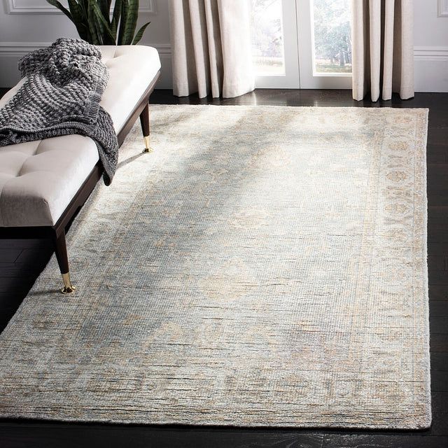 Safavieh Maharaja Mhj415A Light Blue / Ivory Rugs.