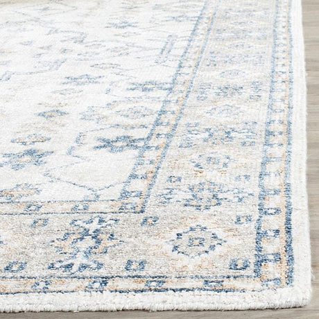 Safavieh Moharaja Mhj441A Ivory / Blue Rugs.