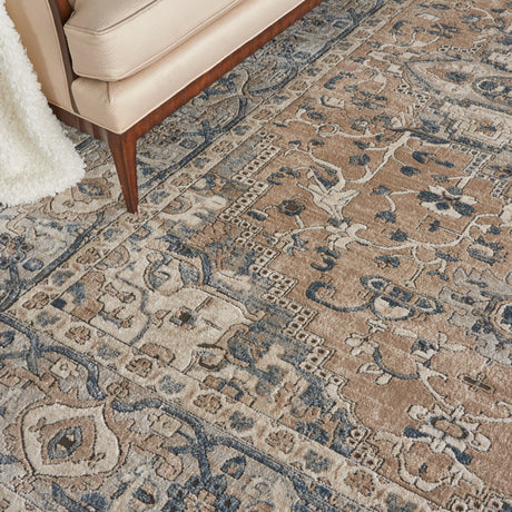 Nourison Quarry Qua05 Beige/Grey Area Rug