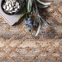 Nuloom Talia And Lattice Nta3268A Natural Area Rug