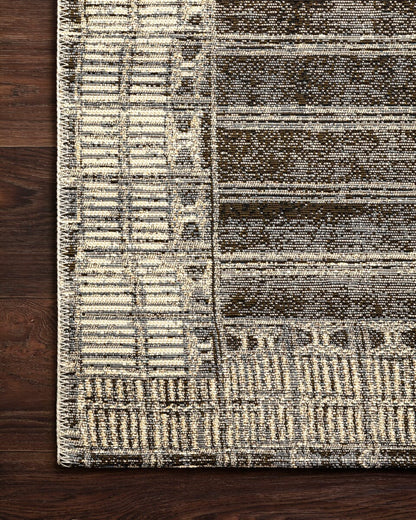 Loloi Mika Mik-07 Charcoal / Ivory Moroccan Area Rug