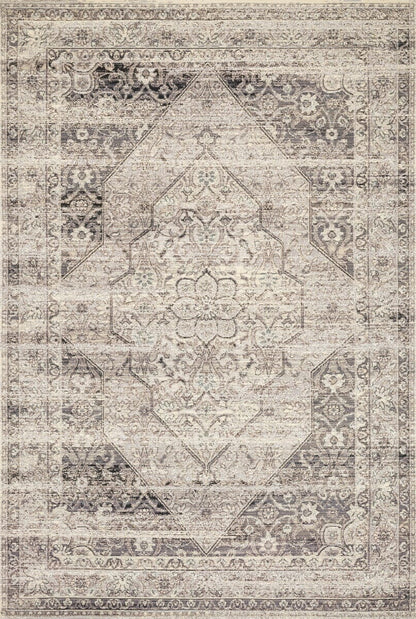 Loloi Mika Mik-12 Stone / Ivory Area Rug