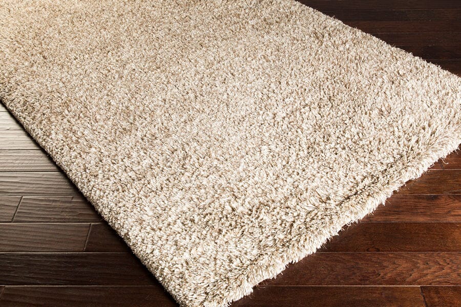 Surya Milan Mil-5001 Cream, Wheat, Taupe Shag Area Rug