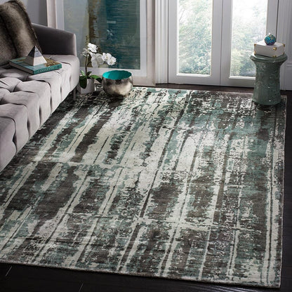 Safavieh Mirage Mir267B Silver / Grey Organic / Abstract Area Rug