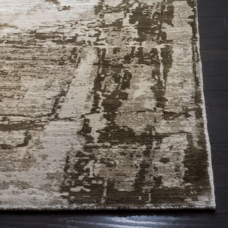 Safavieh Mirage Mir268B Brown / Silver Organic / Abstract Area Rug