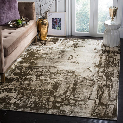 Safavieh Mirage Mir268B Brown / Silver Organic / Abstract Area Rug