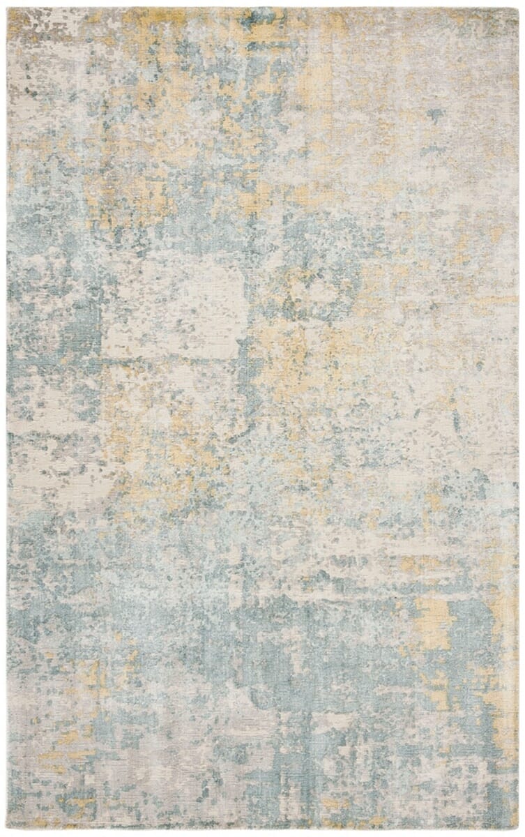 Safavieh Mirage Mir334K Turquoise / Grey Organic / Abstract Area Rug