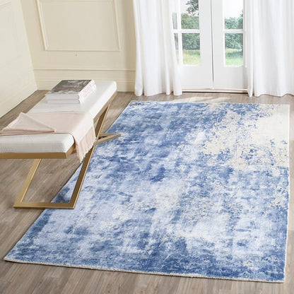 Safavieh Mirage Mir411B Dark Blue Organic / Abstract Area Rug