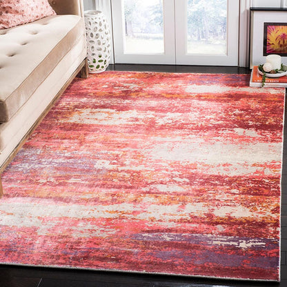 Safavieh Mirage Mir638Q Red / Ivory Organic / Abstract Area Rug