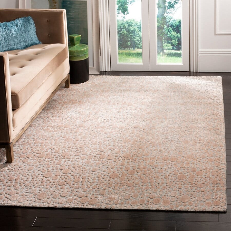 Safavieh Mirage Mir680B Beige / Silver Geometric Area Rug