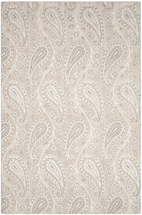 Safavieh Mirage Mir855B Ivory / Silver Damask Area Rug