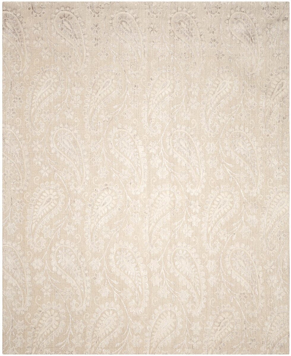 Safavieh Mirage Mir855B Ivory / Silver Damask Area Rug