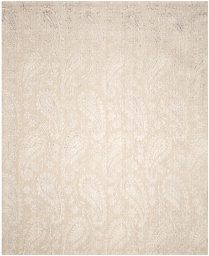 Safavieh Mirage Mir855B Ivory / Silver Damask Area Rug