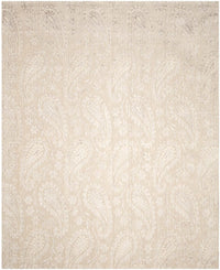 Safavieh Mirage Mir855B Ivory / Silver Damask Area Rug