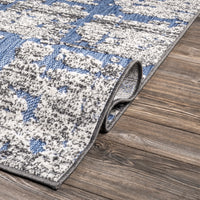 Nuloom Adley Lines Nad1556A Blue Area Rug