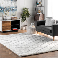 Nuloom Stasia Diamond Nst2914D Gray Area Rug