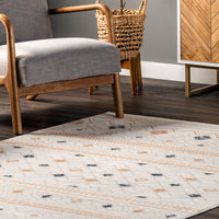 Nuloom Sevanna Tribal Trellis Nse1725A Beige Area Rug