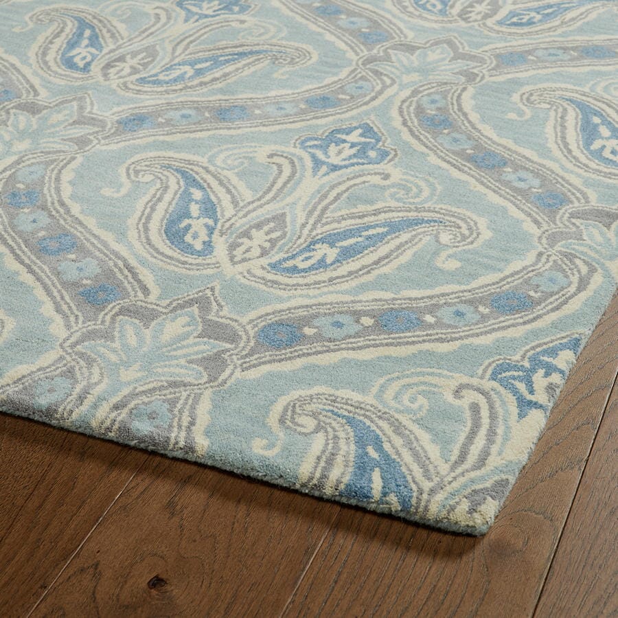 Kaleen Melange Mlg02 Spa (56) Damask Area Rug