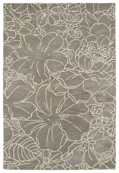 Kaleen Melange Mlg05 Taupe (27) Floral / Country Area Rug