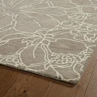 Kaleen Melange Mlg05 Taupe (27) Floral / Country Area Rug