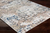 Surya Milano Mln-2300 Light Gray, Ivory, Dark Brown Organic / Abstract Area Rug