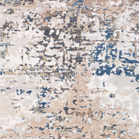 Surya Milano Mln-2300 Light Gray, Ivory, Dark Brown Organic / Abstract Area Rug