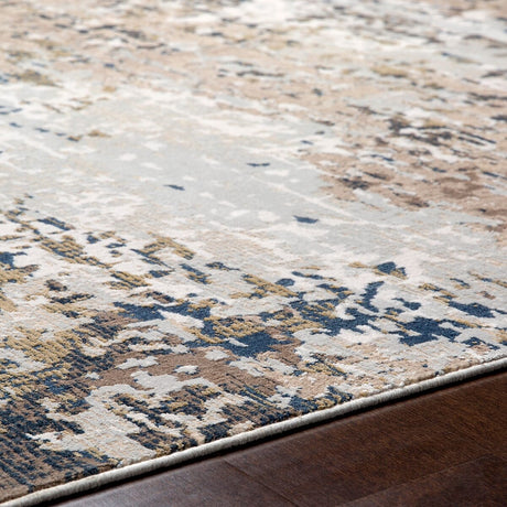 Surya Milano Mln-2300 Light Gray, Ivory, Dark Brown Rugs.