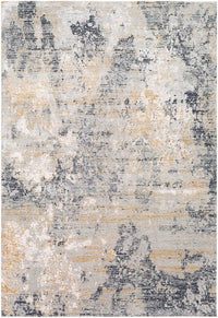 Surya Milano Mln-2303 Light Gray, Charcoal, Tan Organic / Abstract Area Rug