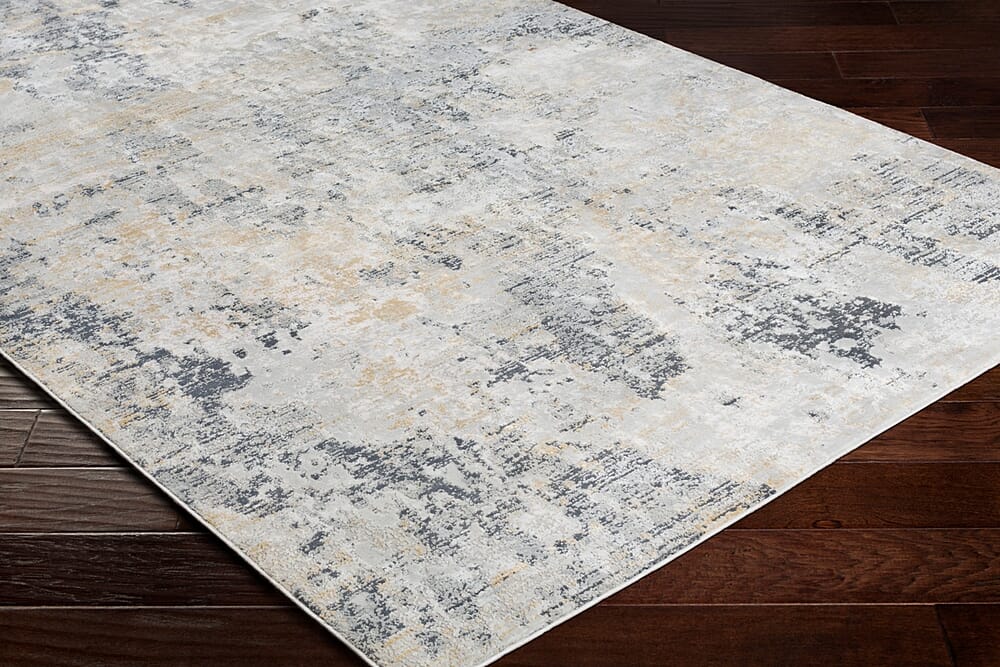 Surya Milano Mln-2303 Light Gray, Charcoal, Tan Rugs.
