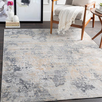 Surya Milano Mln-2303 Light Gray, Charcoal, Tan Organic / Abstract Area Rug