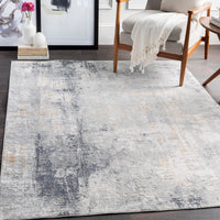 Surya Milano Mln-2304 Light Gray, Medium Gray, Tan, White Organic / Abstract Area Rug