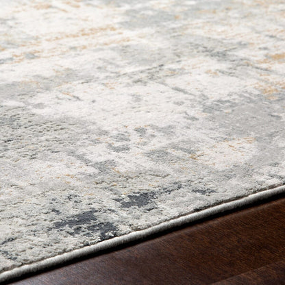 Surya Milano Mln-2304 Light Gray, Medium Gray, Tan, White Organic / Abstract Area Rug