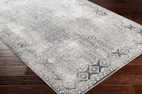 Surya Milano Mln-2307 Light Gray, Charcoal, Medium Gray, White Area Rug