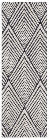 Safavieh Micro-Loop Mlp151H Charcoal / Ivory Rugs.