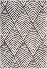 Safavieh Micro-Loop Mlp151H Charcoal / Ivory Rugs.
