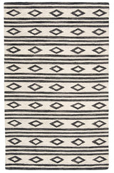 Safavieh Micro Loop Mlp153A Ivory/Charcoal Rug.