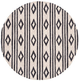 Safavieh Micro Loop Mlp153A Ivory/Charcoal Rug.