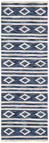Safavieh Micro Loop Mlp153N Navy/Ivory Rug.