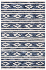 Safavieh Micro Loop Mlp153N Navy/Ivory Rug.
