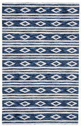 Safavieh Micro Loop Mlp153N Navy/Ivory Rug.