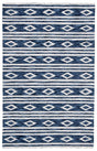 Safavieh Micro-Loop Mlp153N Navy / Ivory Moroccan Area Rug