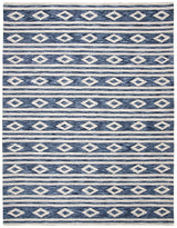 Safavieh Micro Loop Mlp153N Navy/Ivory Rug.