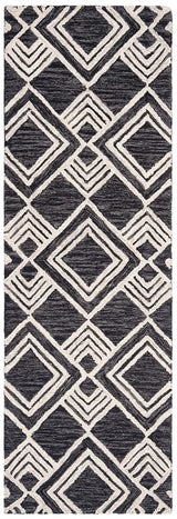 Safavieh Micro-Loop Mlp154H Charcoal / Ivory Rugs.
