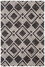 Safavieh Micro-Loop Mlp154H Charcoal / Ivory Rugs.